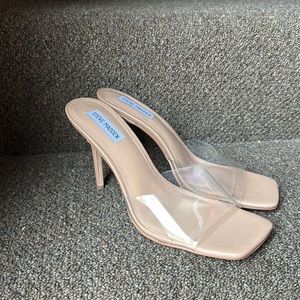 Steve Madden clear heels